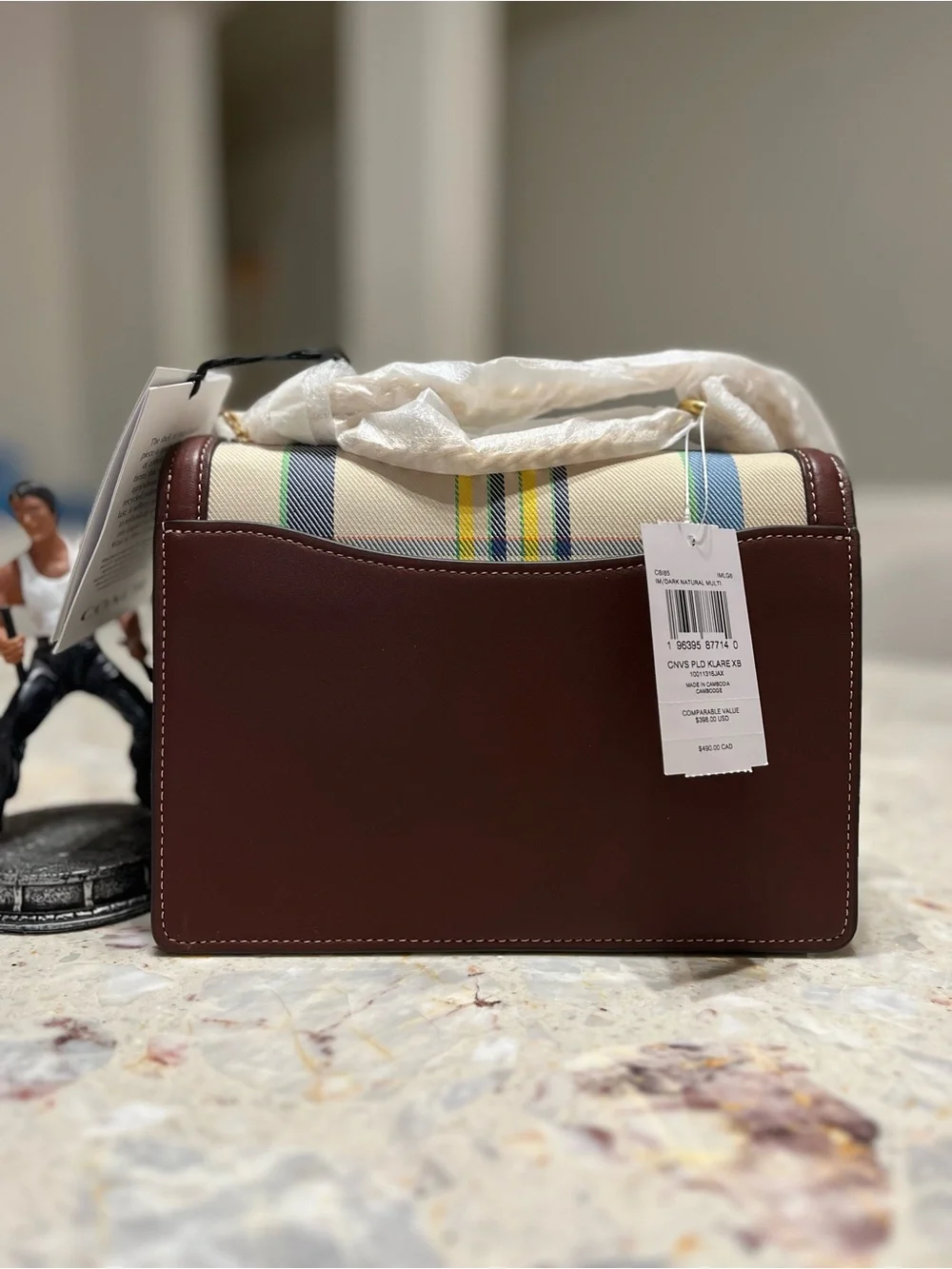 NWT‼️RARE Coach Klare Crossbody Bag With Plaid Print